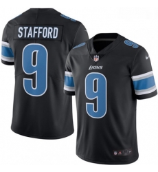 Men Nike Detroit Lions 9 Matthew Stafford Limited Black Rush Vapor Untouchable NFL Jersey Men Nike Detroit Lions 9 Matthew Stafford Limited Black Rush Vapor Untouchable NFL Jersey