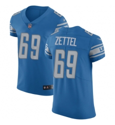 Men Nike Lions #69 Anthony Zettel Blue Team Color Stitched NFL Vapor Untouchable Elite Jersey Men Nike Lions #69 Anthony Zettel Blue Team Color Stitched NFL Vapor Untouchable Elite Jersey