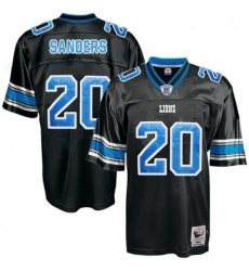 Mitchell And Ness Detroit Lions 20 Barry Sanders Black Authentic Throwback NFL Jersey Mitchell And Ness Detroit Lions 20 Barry Sanders Black Authentic Throwback NFL Jersey
