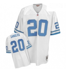 Mitchell And Ness Detroit Lions 20 Barry Sanders White Authentic Throwback NFL Jersey Mitchell And Ness Detroit Lions 20 Barry Sanders White Authentic Throwback NFL Jersey
