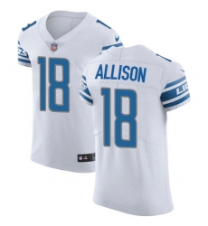 Nike Detroit Lions 18 Geronimo Allison White Men Stitched NFL New Elite Jersey Nike Detroit Lions 18 Geronimo Allison White Men Stitched NFL New Elite Jersey