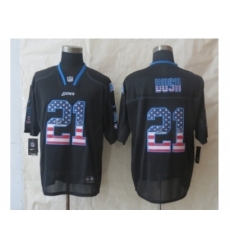 Nike Detroit Lions 21 Reggie Bush Black Elite USA Flag Fashion NFL Jersey Nike Detroit Lions 21 Reggie Bush Black Elite USA Flag Fashion NFL Jersey