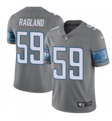 Nike Detroit Lions 59 Reggie Ragland Gray Men Stitched NFL Limited Rush Jersey Nike Detroit Lions 59 Reggie Ragland Gray Men Stitched NFL Limited Rush Jersey