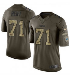 Nike Detroit Lions #71 Riley Reiff Green Men 27s Stitched NFL Limited Salute To Service Jersey Nike Detroit Lions #71 Riley Reiff Green Men 27s Stitched NFL Limited Salute To Service Jersey