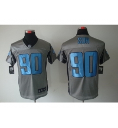 Nike Detroit Lions 90 Ndamukong Suh Grey Elite Shadow NFL Jersey Nike Detroit Lions 90 Ndamukong Suh Grey Elite Shadow NFL Jersey