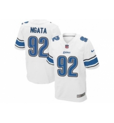 Nike Detroit Lions 92 Haloti Ngata White Elite NFL Jersey Nike Detroit Lions 92 Haloti Ngata White Elite NFL Jersey