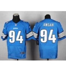 Nike Detroit Lions 94 Ziggy Ansah Blue Elite NFL Jersey Nike Detroit Lions 94 Ziggy Ansah Blue Elite NFL Jersey