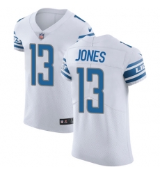 Nike Lions #13 T J Jones White Mens Stitched NFL Vapor Untouchable Elite Jersey Nike Lions #13 T J Jones White Mens Stitched NFL Vapor Untouchable Elite Jersey