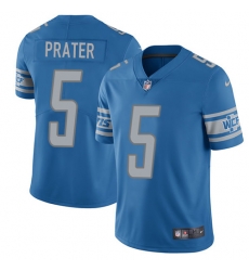 Nike Lions #5 Matt Prater Blue Team Color Mens Stitched NFL Vapor Untouchable Limited Jersey Nike Lions #5 Matt Prater Blue Team Color Mens Stitched NFL Vapor Untouchable Limited Jersey