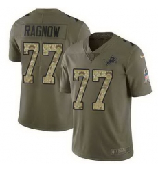 Nike Lions 77 Frank Ragnow Olive Camo Salute To Service Limited Jersey Nike Lions 77 Frank Ragnow Olive Camo Salute To Service Limited Jersey