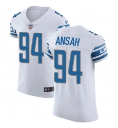 Nike Lions #94 Ziggy Ansah White Mens Stitched NFL Vapor Untouchable Elite Jersey Nike Lions #94 Ziggy Ansah White Mens Stitched NFL Vapor Untouchable Elite Jersey