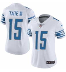 Nike Lions #15 Golden Tate III White Womens Stitched NFL Limited Jersey Nike Lions #15 Golden Tate III White Womens Stitched NFL Limited Jersey