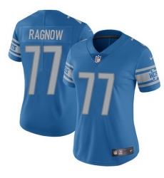 Nike Lions #77 Frank Ragnow Light Blue Team Color Womens Stitched NFL Vapor Untouchable Limited Jersey Nike Lions #77 Frank Ragnow Light Blue Team Color Womens Stitched NFL Vapor Untouchable Limited Jersey