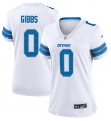 Women Detroit Lions 0 Jahmyr Gibbs White 2024 F U S E 2nd Alternate Vapor Limited Stitched Jersey Women Detroit Lions 0 Jahmyr Gibbs White 2024 F U S E 2nd Alternate Vapor Limited Stitched Jersey