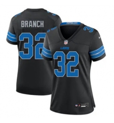 Women Detroit Lions 32 Brian Branch Black 2023 F U S E Vapor Untouchable Limited Stitched Jersey Women Detroit Lions 32 Brian Branch Black 2023 F U S E Vapor Untouchable Limited Stitched Jersey