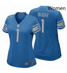 Women Nike Lions 1 Jeff Okudah Blue Vapor Limited Jersey 2020 NFL Draft Women Nike Lions 1 Jeff Okudah Blue Vapor Limited Jersey 2020 NFL Draft