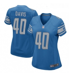 Womens Nike Detroit Lions 40 Jarrad Davis Game Light Blue Team Color NFL Jersey Womens Nike Detroit Lions 40 Jarrad Davis Game Light Blue Team Color NFL Jersey
