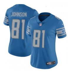Womens Nike Detroit Lions 81 Calvin Johnson Elite Light Blue Team Color NFL Jersey Womens Nike Detroit Lions 81 Calvin Johnson Elite Light Blue Team Color NFL Jersey