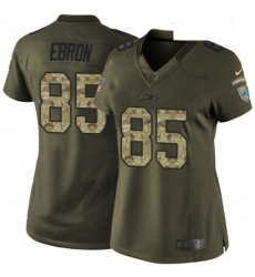 Womens Nike Detroit Lions 85 Eric Ebron Elite Green Salute to Service NFL Jersey Womens Nike Detroit Lions 85 Eric Ebron Elite Green Salute to Service NFL Jersey