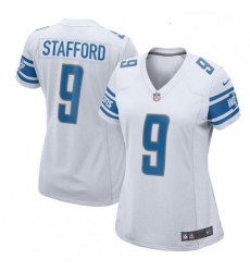 Womens Nike Detroit Lions 9 Matthew Stafford Game White NFL Jersey Womens Nike Detroit Lions 9 Matthew Stafford Game White NFL Jersey
