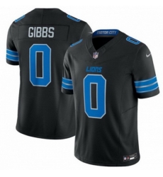 Youth Detroit Lions 0 Jahmyr Gibbs Black 2024 F U S E 2nd Alternate Vapor Limited Stitched Jersey
