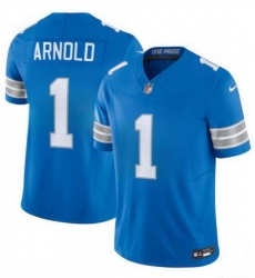 Youth Detroit Lions 1 Terrion Arnold New Blue 2024 Draft F U S E Vapor Limited Stitched Jersey Youth Detroit Lions 1 Terrion Arnold New Blue 2024 Draft F U S E Vapor Limited Stitched Jersey