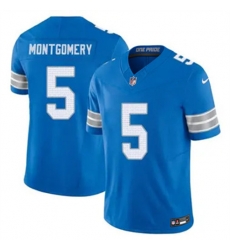 Youth Detroit Lions 5 David Montgomery Blue 2024 F U S E Vapor Limited Stitched Jersey Youth Detroit Lions 5 David Montgomery Blue 2024 F U S E Vapor Limited Stitched Jersey