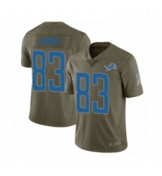 Youth Detroit Lions 83 Jesse James Limited Olive 2017 Salute to Service Football Jersey Youth Detroit Lions 83 Jesse James Limited Olive 2017 Salute to Service Football Jersey