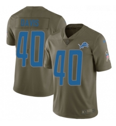 Youth Nike Detroit Lions 40 Jarrad Davis Limited Olive 2017 Salute to Service NFL Jersey Youth Nike Detroit Lions 40 Jarrad Davis Limited Olive 2017 Salute to Service NFL Jersey