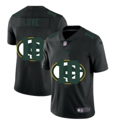 Green Bay Packers 10 Jordan Love Men Nike Team Logo Dual Overlap Limited NFL Jersey Black Green Bay Packers 10 Jordan Love Men Nike Team Logo Dual Overlap Limited NFL Jersey Black