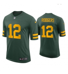 Green Bay Packers 12 Aaron Rodgers Alternate Green Vapor Limited Jersey Green Bay Packers 12 Aaron Rodgers Alternate Green Vapor Limited Jersey