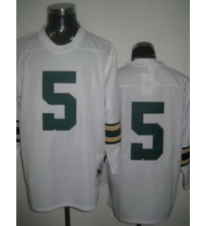 Green Bay Packers 5 Paul Hornung White Jerseys Throwback Green Bay Packers 5 Paul Hornung White Jerseys Throwback