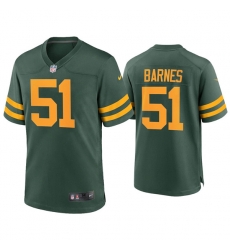 Men 51 Green Bay Packers Krys Barnes Alternate Limited Green Jersey Men 51 Green Bay Packers Krys Barnes Alternate Limited Green Jersey