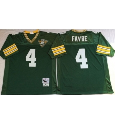 Men Green Bay Green Bay Packers 4 Brett Favre Green M&N Throwback Jersey Men Green Bay Green Bay Packers 4 Brett Favre Green M&N Throwback Jersey