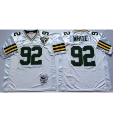 Men Green Bay Green Bay Packers 92 Reggie White M&N Throwback Jersey Men Green Bay Green Bay Packers 92 Reggie White M&N Throwback Jersey
