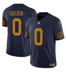 Men Green Bay Packers 0 Matthew Golden Navy The 1923 Classic Vapor F U S E  Limited Stitched Football Jersey