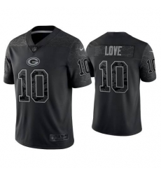 Men Green Bay Packers 10 Jordan Love Black Fashion Stitched Jersey Men Green Bay Packers 10 Jordan Love Black Fashion Stitched Jersey