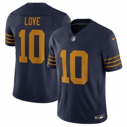 Men Green Bay Packers 10 Jordan Love Navy The 1923 Classic Vapor F U S E  Limited Stitched Football Jersey