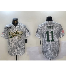 Men Green Bay Packers 11 Jayden Reed 2024 Arctic Camo Salute To Service Stitched Baseball Jersey 2 Men Green Bay Packers 11 Jayden Reed 2024 Arctic Camo Salute To Service Stitched Baseball Jersey 2