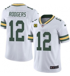 Men Green Bay Packers #12 Aaron Rodgers White With 4-star C Patch Vapor Untouchable Stitched NFL Limited Jersey Men Green Bay Packers #12 Aaron Rodgers White With 4-star C Patch Vapor Untouchable Stitched NFL Limited Jersey