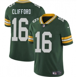Men Green Bay Packers 16 Sean Clifford Green 2025 Vapor Untouchable Limited Stitched Jersey