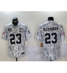 Men Green Bay Packers 23 Jaire Alexander 2024 F U S E Arctic Camo Salute To Service Limited Stitched Football Jersey Men Green Bay Packers 23 Jaire Alexander 2024 F U S E Arctic Camo Salute To Service Limited Stitched Football Jersey