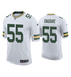 Men Green Bay Packers 55 Kingsley Enagbare White Stitched Football Jersey Men Green Bay Packers 55 Kingsley Enagbare White Stitched Football Jersey