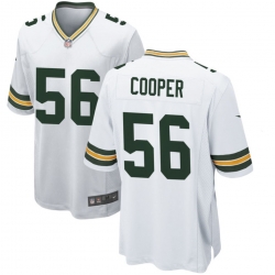 Men Green Bay Packers 56 Edgerrin Cooper White 2025 Stitched Game Jersey