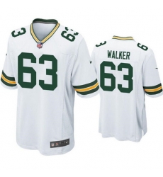 Men Green Bay Packers 63 Rasheed Walker White Stitched Football Jersey Men Green Bay Packers 63 Rasheed Walker White Stitched Football Jersey