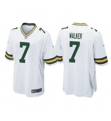 Men Green Bay Packers 7 Quay Walker White Stitched Football Jersey Men Green Bay Packers 7 Quay Walker White Stitched Football Jersey
