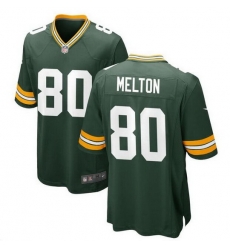 Men Green Bay Packers 80 Bo Melton Green Stitched Game Jersey Men Green Bay Packers 80 Bo Melton Green Stitched Game Jersey