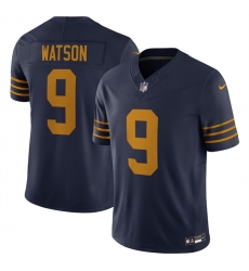 Men Green Bay Packers 9 Christian Watson Navy The 1923 Classic Vapor F U S E  Limited Stitched Football Jersey