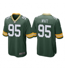 Men Green Bay Packers 95 Devonte Wyatt Green Stitched Football Jersey Men Green Bay Packers 95 Devonte Wyatt Green Stitched Football Jersey