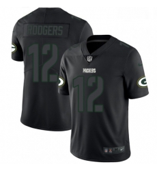 Men Nike Green Bay Packers 12 Aaron Rodgers Limited Black Rush Impact NFL Jersey Men Nike Green Bay Packers 12 Aaron Rodgers Limited Black Rush Impact NFL Jersey